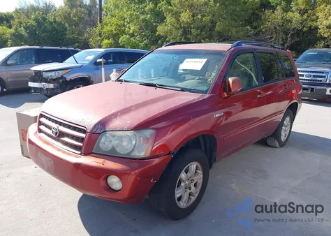 2001 Toyota Highlander V6 из США, поврежденный, VIN JTEHF21A710030503
